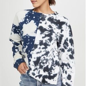 Proenza Schouler WL Pieces Tie Dye Sweatshirt Size Medium